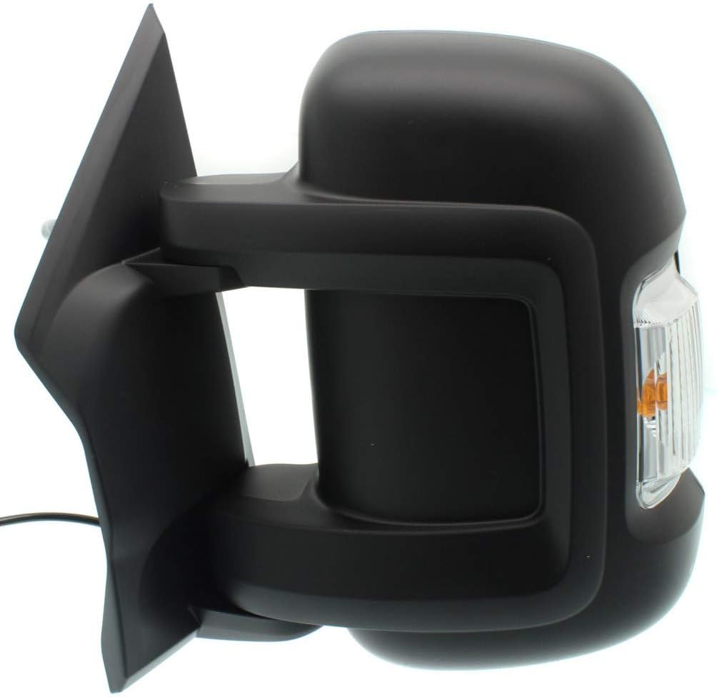 For RAM ProMaster 3500 2014 2015 2016 2017 Door Mirror Driver Side | Manual | Non-Heated | w/Signal | w/Temperature Sensor | Replacement For 5VE99JXWAB | CH1320417