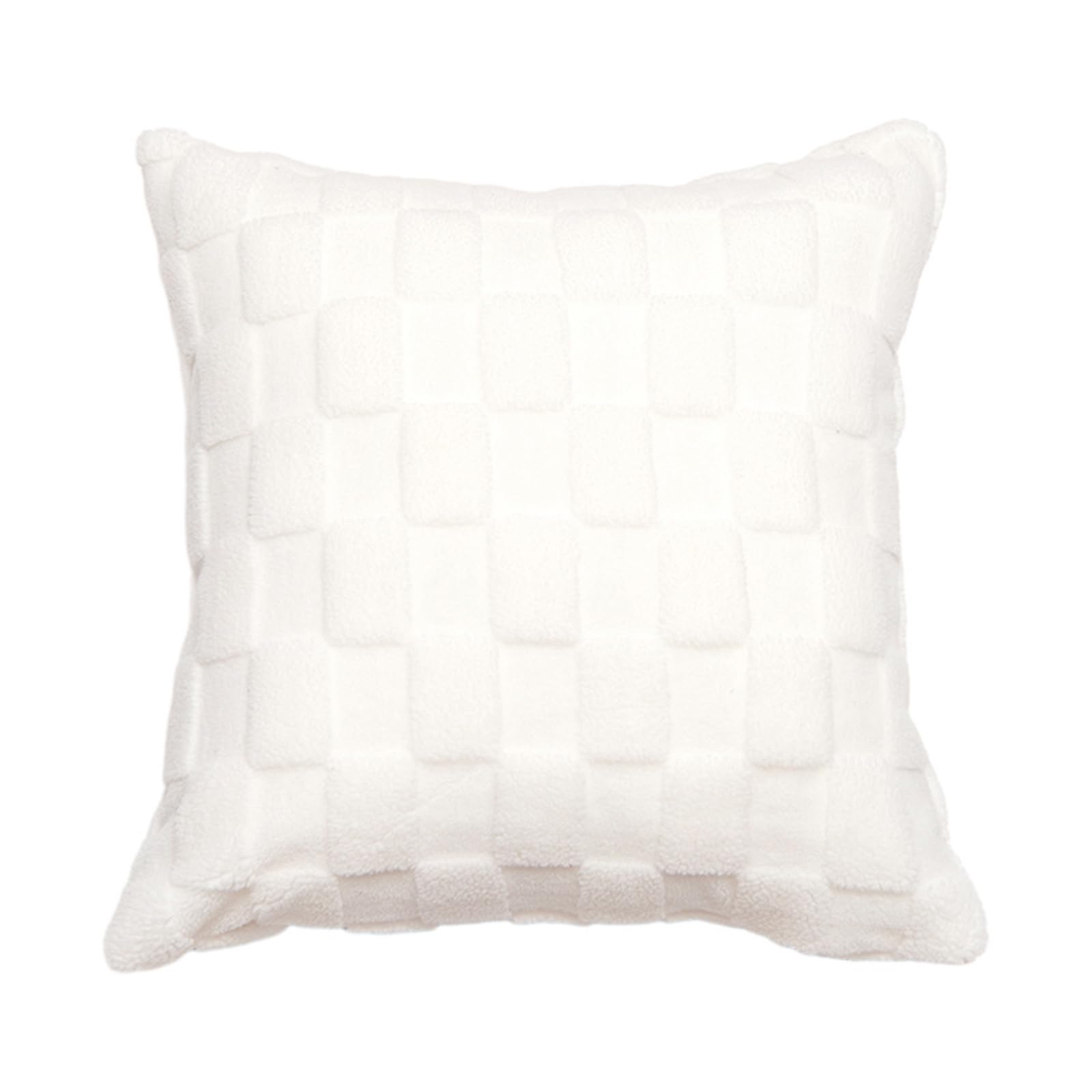 Elnwnnkc White Rabbits Velvets Throw Pillowcase Soft Corn Removable Throw Pillow Covers For Easy Care Living Space Pillow Covers