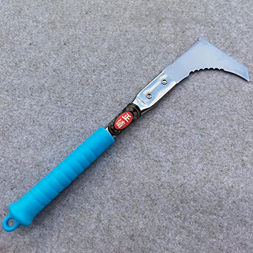 Kosoyo Crack Weeder Crack Weeding Tool Sawtooth Wave Manual Scythe Stainless Steel Gardening Tool -11.42" #TOP2