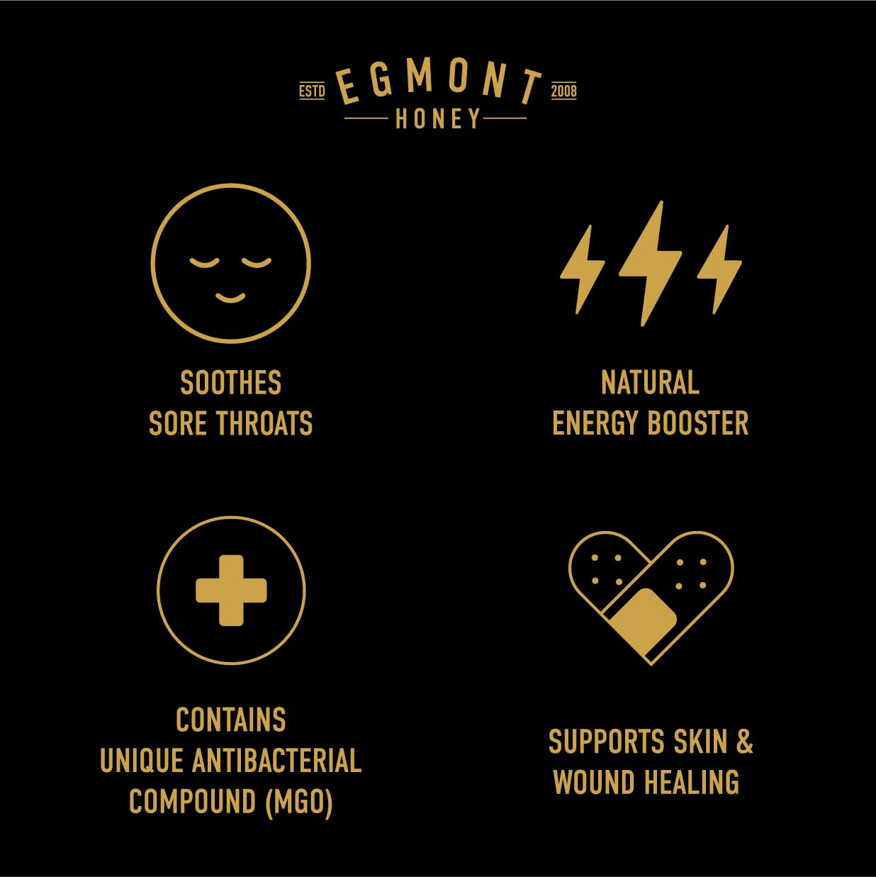 Egmont Honey Manuka Honey UMF 23+ MGO 1050+ 8.8oz (250g) | NON-GMO, Kosher, Recycled plastic jar, Traceable 100% Pure Authentic New Zealand Honey, UMF & MGO Certified