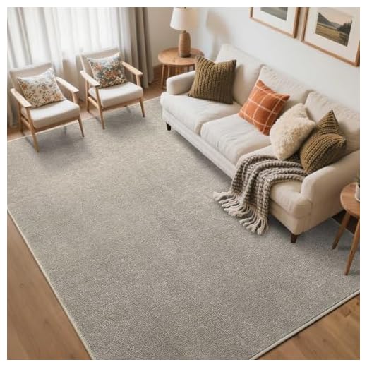 23+ Creative Low Ceiling Basement Ideas for Maximum Style and Functionality 5 FinRèc 5x7 Washable Area Rugs for Bedroom Living Room, Low Pile Thin Rug Solid Color, Non-Slip Carpet Indoor for Home Decor (Light Tan)