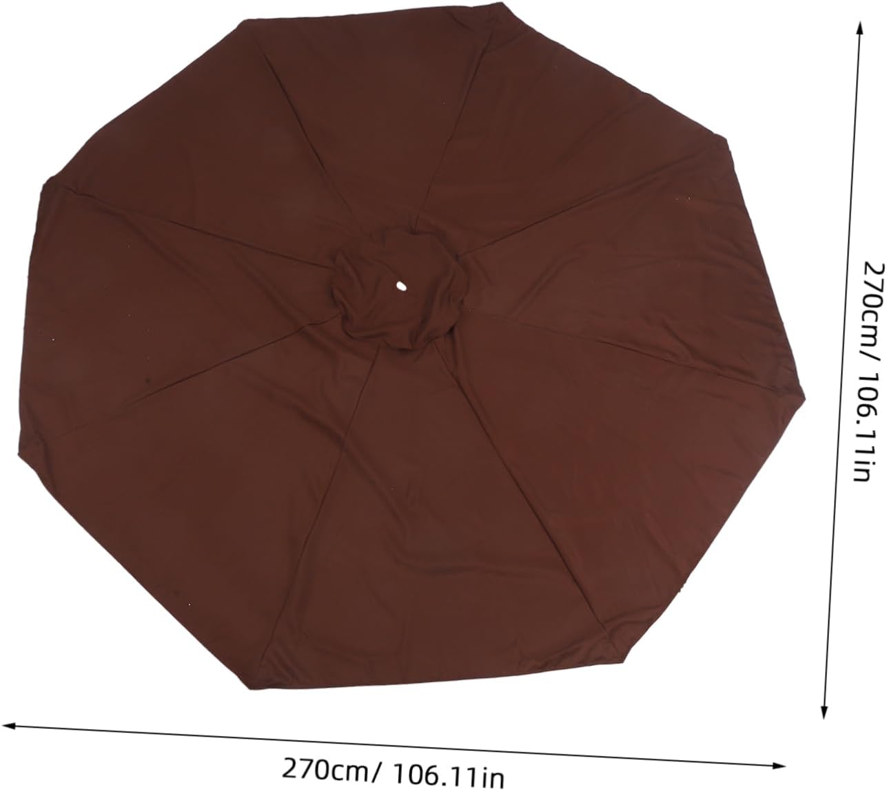 UPKOCH Patio Umbrella Replacement Canopy Versatile Outdoor Accessory Easy Installation for Deck and Garden Use Durable and Stylish Design