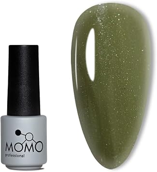 MOMO professional Kalıcı Oje S012 Simli Haki Yeşil 4 ml
