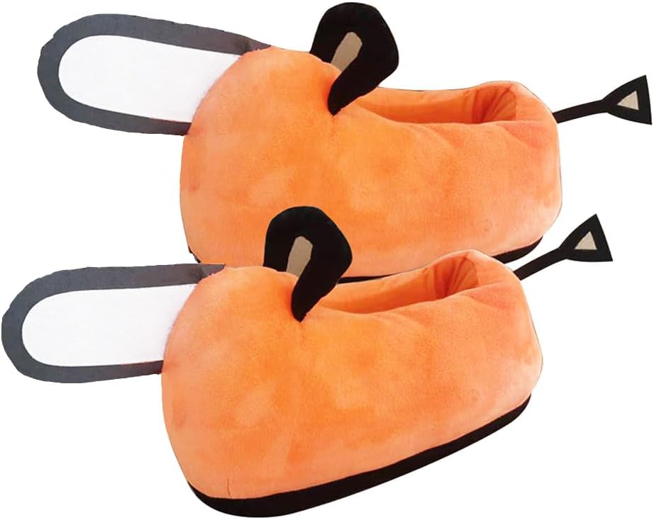 Anime Slippers Figure Plush Home Shoes Halloween Winter Warm Slipper