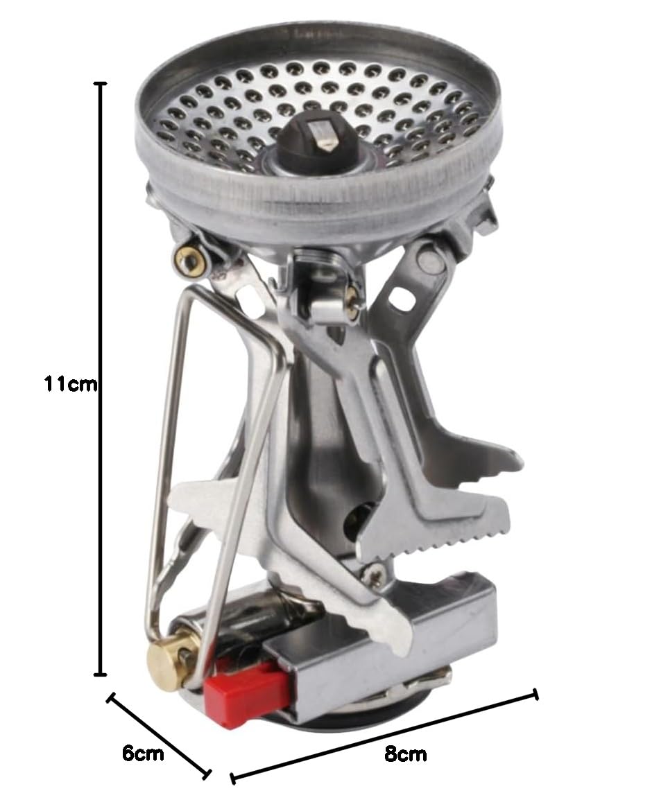 SOTO Amicus Stove with or without Igniter Camping Stove - Superior Under Windy Conditions, Shock Resistant, and Low-cost With High-end Performance Stove