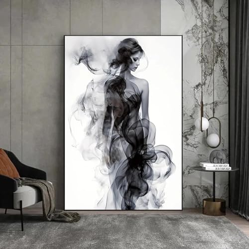 Peinture sur toile minimaliste 60x80 cm pour sublimer votre chambre ou bureau contemporain