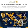 Desert Cactus West Virginia University Baseball Hat WVU Mountaineers Brimmed Embroidered Hats Cap Adjustable Cloth Strap Adult (Style B1) Blue #5