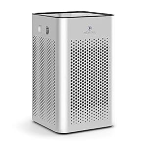 Medify MA-25 Air Purifier with True HEPA H13 Filter | 825 ft² Coverage in 1hr for Allergens, Smoke, Wildfires, Odors, Pollen, Pet Dander | Quiet 99.9% Removal to 0.1 Microns | Silver, 1-Pack