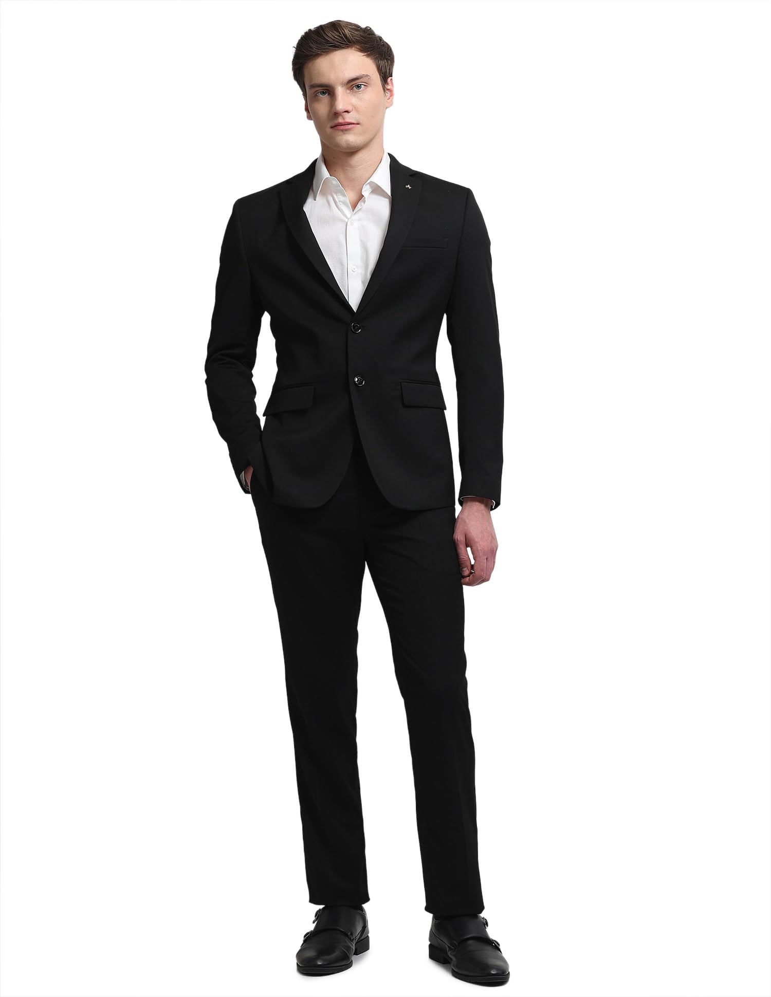 arrow Men's Body Tailored fit Two Piece Suit-picture-51
