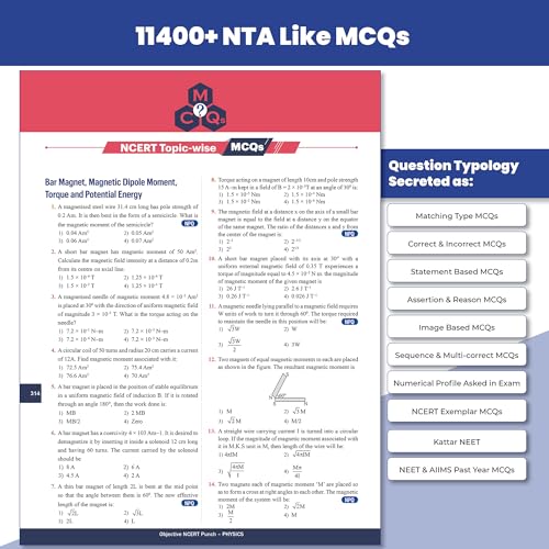 Image of PW Objective NCERT Punch 5.0 Physics, Chemistry and Biology Combo Set of 3 Books l Updated with Most Probable NEET Potential Questions (NPQ) For End Time Preparation
