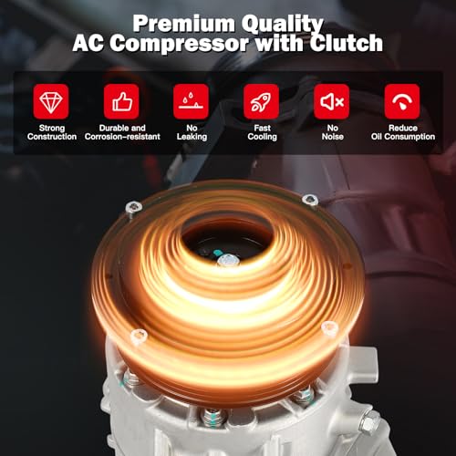 Image of CCIYU AC Compressor w /Clutch for Toyota Venza 2.7L 2009-2016