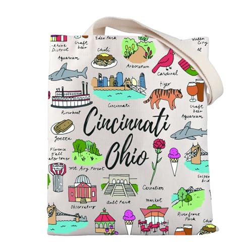 Bolso Tote Cincinnati Ohio miniatura 6