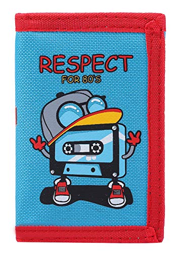 RFID-blockierende börse für Kinder, schlanke Cartoon-börse mit ReiÃŸverschlusstasche, dreifach faltbar, Segeltuch Cover