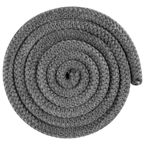 Komokeru Wood Stove Door Gasket, 5/8" x 86" Wood Stove Gasket Rope Seal for Wood Burning Stoves, Heat Resistant Fiberglass Gasket Replacement for Wood Stoves and Fireplaces, Grey