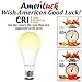 AmeriLuck 150W Equivalent A21 LED Light Bulbs, 2200Lumens 20W, 3000K Warm White (2 Pack) Non-Dimmable