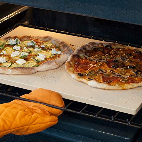 Pizzacraft Pc9899 Rectangular Thermabond Baking And Pizza Stone For Oven Or Grill, 20" X 13.5" #TOP4