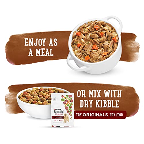 Image of Beneful Purina Gravy Wet Dog Food, Prepared Meals Roasted Chicken Recipe - (8) 10 oz. Tubs (Pack of 2)