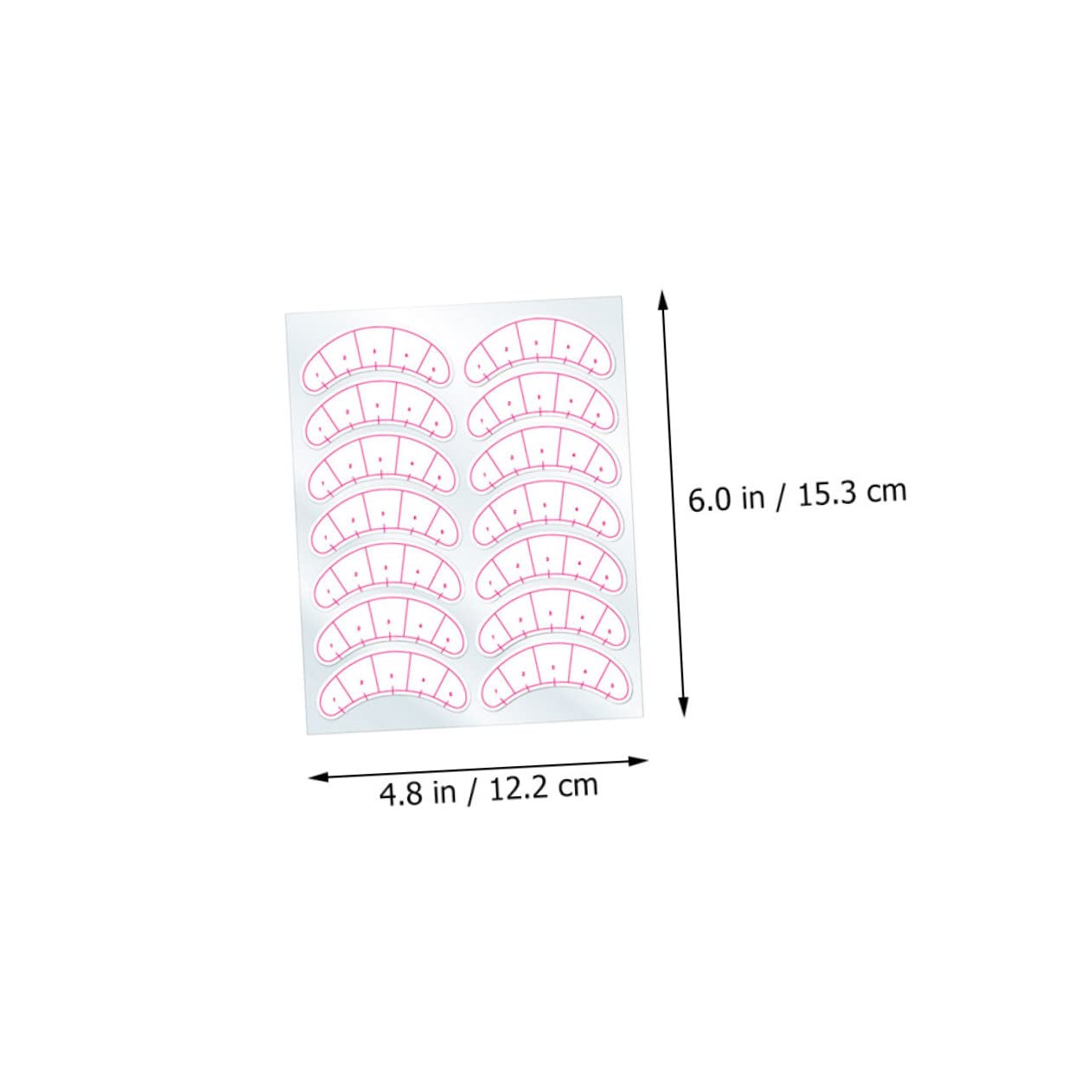 BESTYASH 30 Sheets Lash Eye Pads for Eyelash Extension Supplies Adhesive Sticker for Women