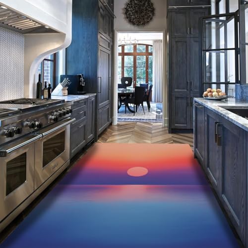 Tapis Salon Noël Idée Cadeau Déco Hivernale Vert Flocon de Neige