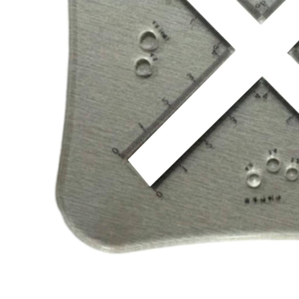 2 Pezzi Strumento per Misurare Il Calibro Del Tessuto, Righello Contapunti, Modello con Struttura in Acrilico per Misurare Calibro, Determinar, 6 pezzi