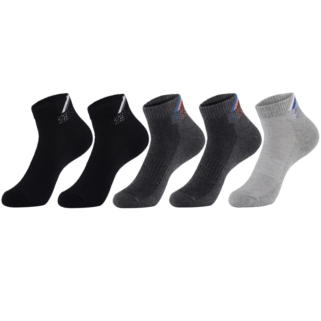Chaussettes de course masculines anti ampoules coton pour sport extérieur