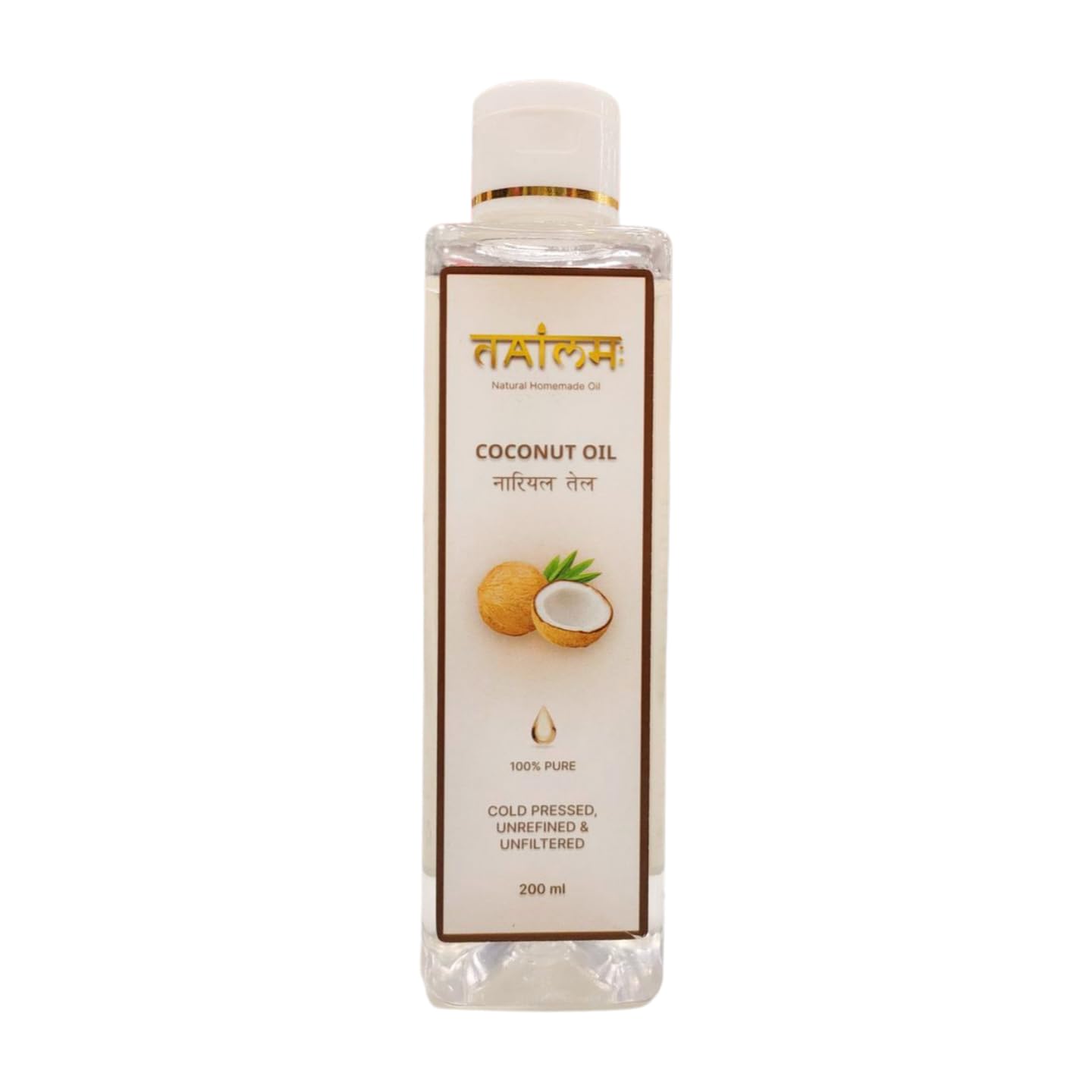 Tailum Coconut Oil | Hair Care | Skin Care | Non Sticky | Best for Baby Massage