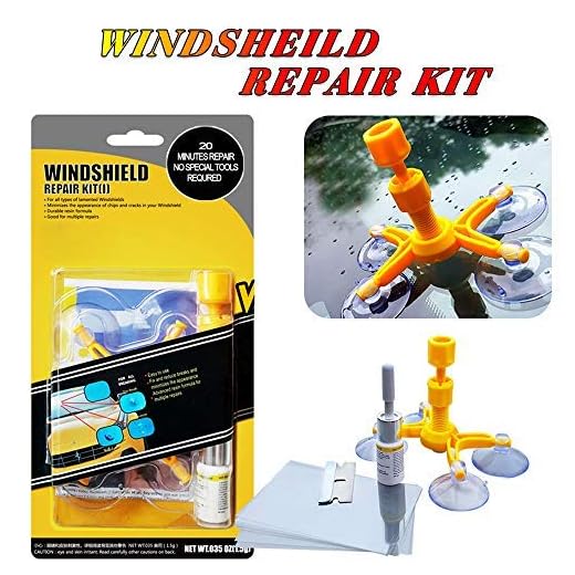 YOOHE Car Windshield Repair Kit - Windshield Chip Repair Kit with Windshield Repair Resin for Fix Auto Glass Windshield Crack Chip Scratch