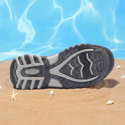 Image of DREAM PAIRS Boys Girls Closed-Toe Outdoor Summer Water Sport Sandals for Toddler /Little /Big Kid