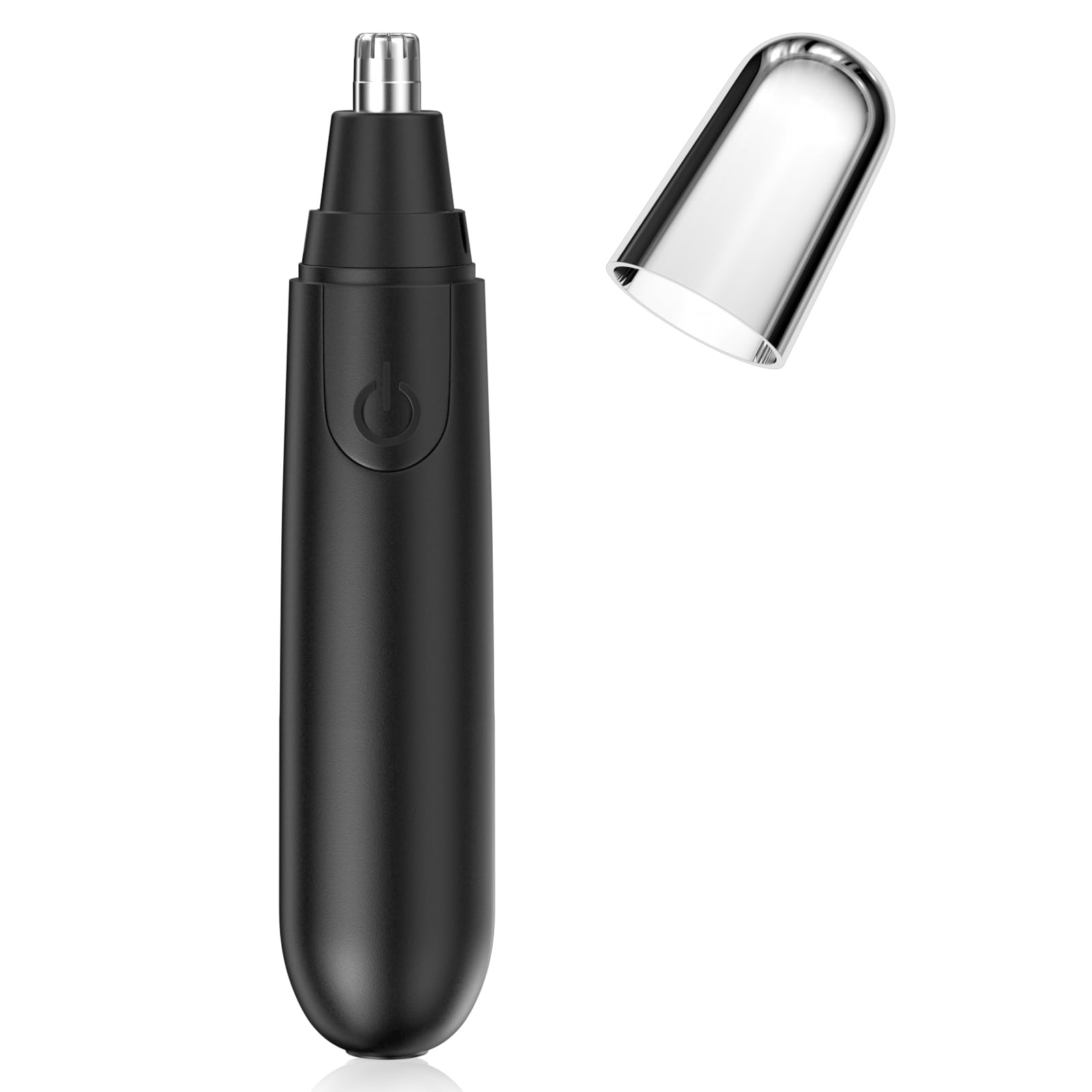 Gvolatee cortapelos nariz profesional, portátil nose hair trimmer men, recortadora de pelo negro, Recortador de Vello Facial, Profesional Indoloro, Duraderos y Fáciles de Limpiar, Unisex adultos
