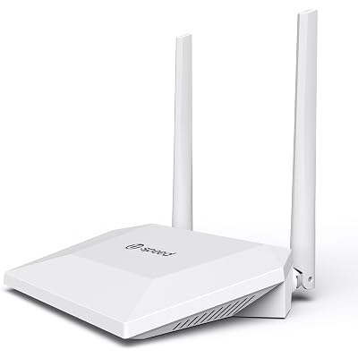 U-SPEED N300 WiFi Router 2.4G Easy Setup Wireless Internet Network Router, Supports Wireless Repeater, WISP, Up to 300Mbps for Home and Office