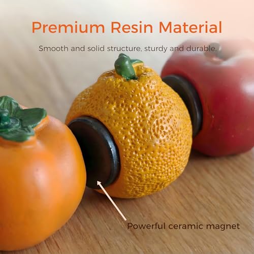 Imanes decorativos 3D de frutas para refrigerador miniatura 3