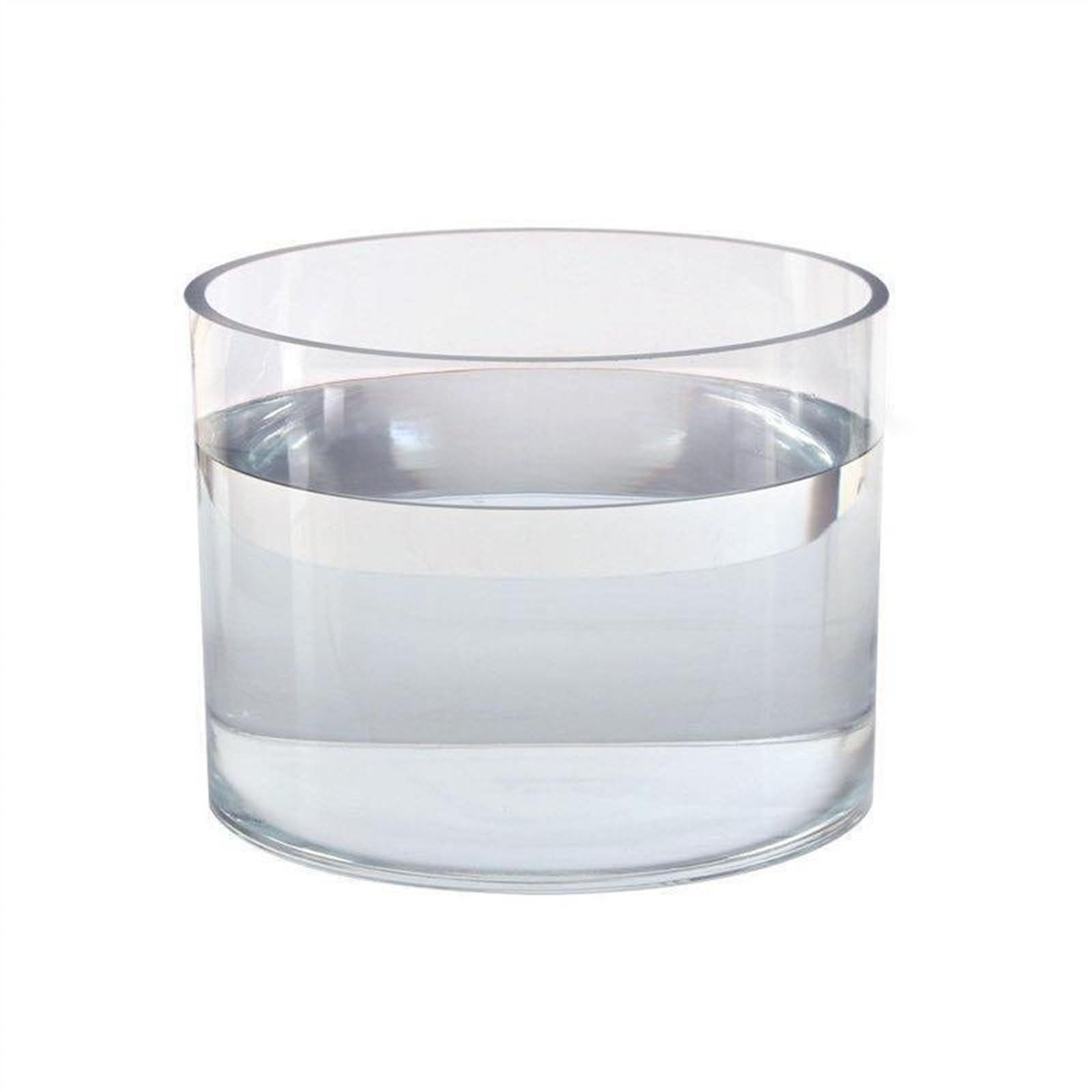 Poissons d'eau Douce Fleuriste hydroponique de Bureau d'aquarium Rond Transparent épaissi
