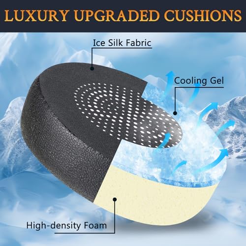 Image of SOULWIT Replacement Ear Pads Cushions for Jabra Evolve 65 /40 /30 /20 Headphones, Earpads for Jabra Evolve 65UC 65MS / 40UC 40MS / 30US 30II / 20SE 20UC 20MS Headset - Evolve 65 CG Black