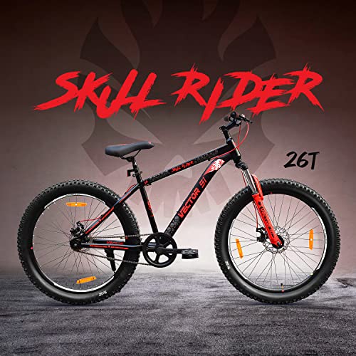 Image of Vector 91 Skullrider 26T Single Speed Hybrid Bike (Ideal for: 12+ Years, Brake: Disc)