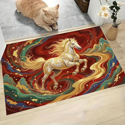 Paillasson Attrape-Poussière Absorbant Tapis de Sol Antidérapant