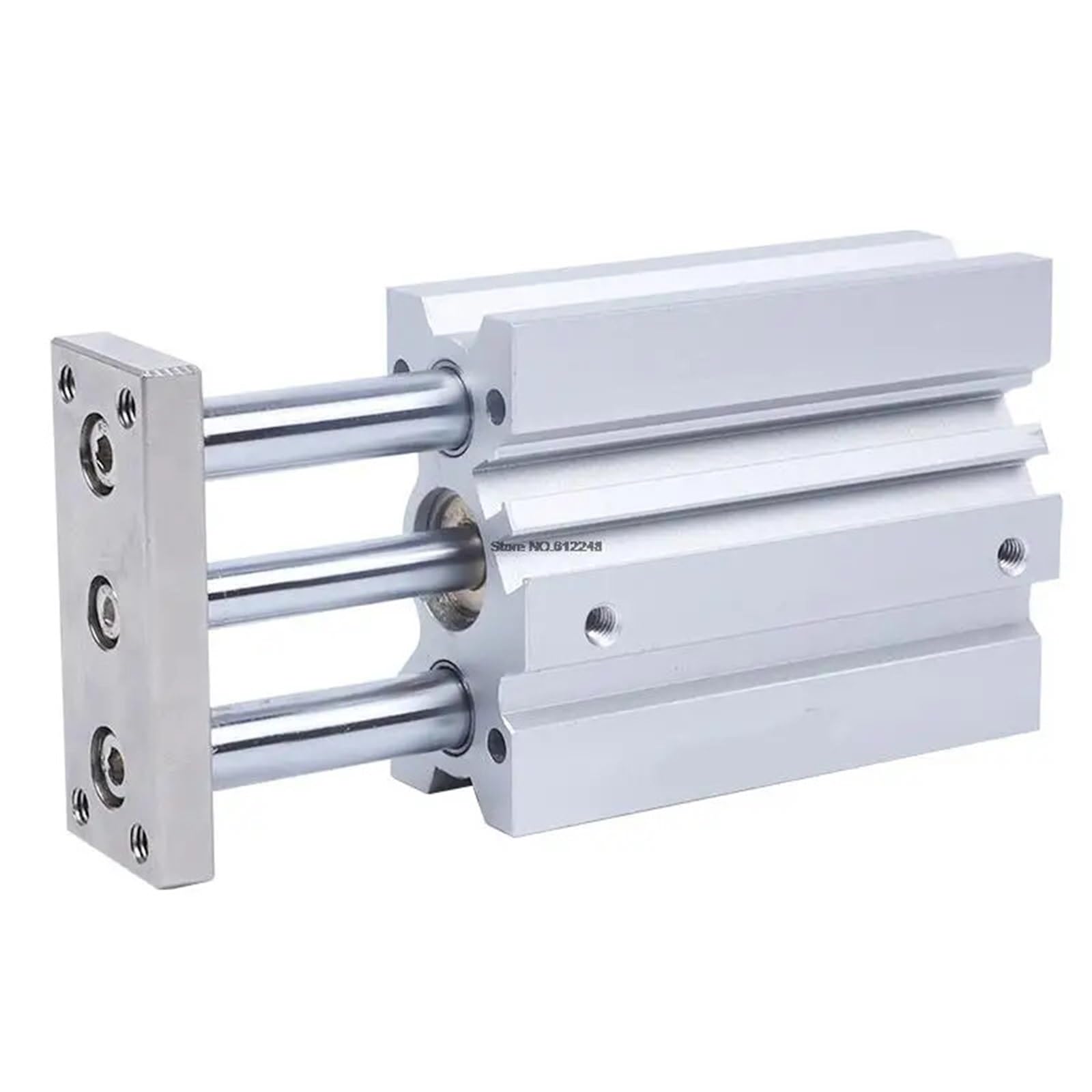 Actuador compacto MGQM32-50 y carreras modulares para guiado neumático