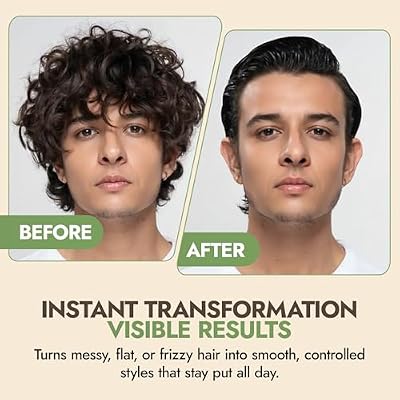 Nature's Brands Organic Hair Gel by Herbal Choice Mar (2 Fl Oz Bottle) - No Toxic Synthetic Chemicals