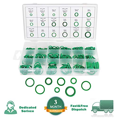 Pangolin 270 Piece O Rings Assortment Rubber O-Ring Assortment Kit Grommets Heavy Duty Professional For A/C Automotive, Mechanic,Tools & Home Repairs Tool-18 Sizes/Case #TOP6