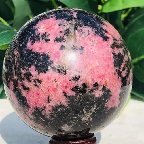 Cristal de rhodonite pour reiki, idée cadeau bien-être