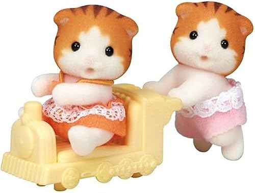 Miniatura 15 de Calico Critters Fennec Fox Twins, juego de 2 figuras coleccionables de muñeca