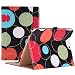 Apple iPad Pro 10.5 Case - ProCase Stand Folio Case Cover for Apple iPad Pro 10.5 Inch 2017, with Multiple Viewing Angles, Document Card Pocket (Circles)