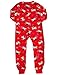 Sweet Dreams - Little Girls' Long Sleeve Penguin Blanket Sleeper, Red 33739-4/5