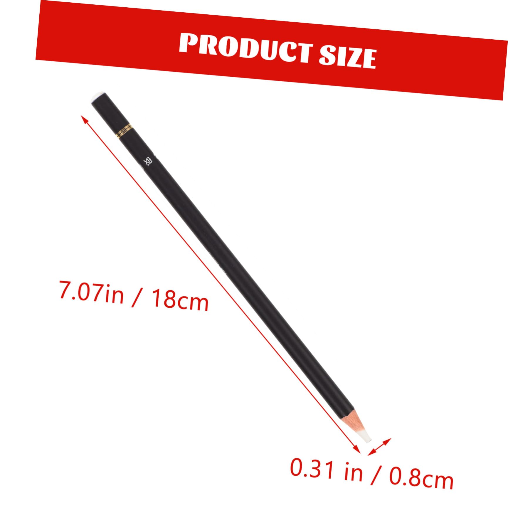 NUOBESTY 12stücke Radiergummi-stift Für Künstler Und Schüler Pen-style Radierer Mit Anspitzer Für Skizzen Und Zeichnungen Schonend Zu Praktisch Und Inspirierend