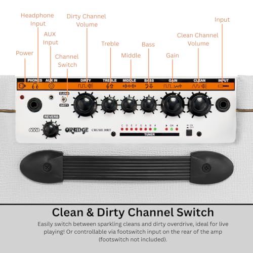 Image of Orange Crush 20RT Orianthi Limited Edition 20 Watts, White