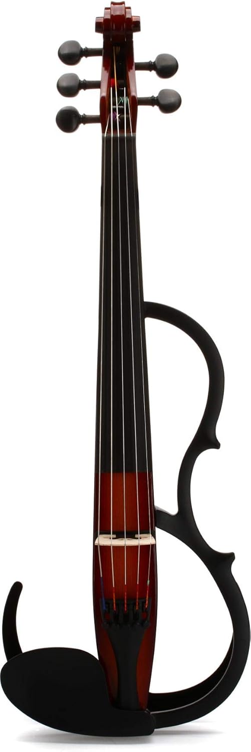 Amazon.com: Yamaha Silent Series SV-255 Electric Violin - Shaded Brown ...
