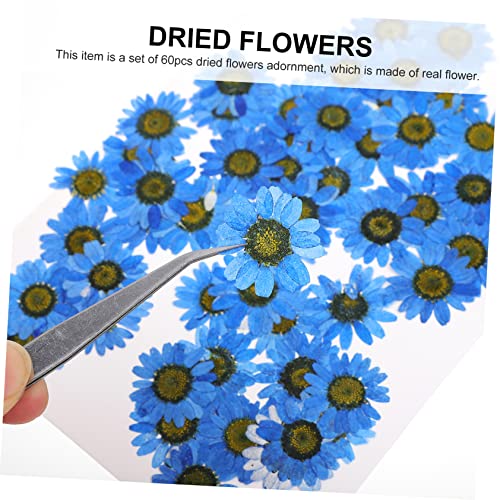 COHEALI 120 Pçs Flores De Margarida Secas Feitas À Mão Charme Pulseiras Flores Decoração Flores Seca