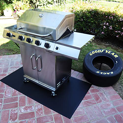 Rubber-Cal Rubber BBQ Under Grill Mat - 5mm x 56" x 32" by Rubber-Cal - Used condition - Image 5