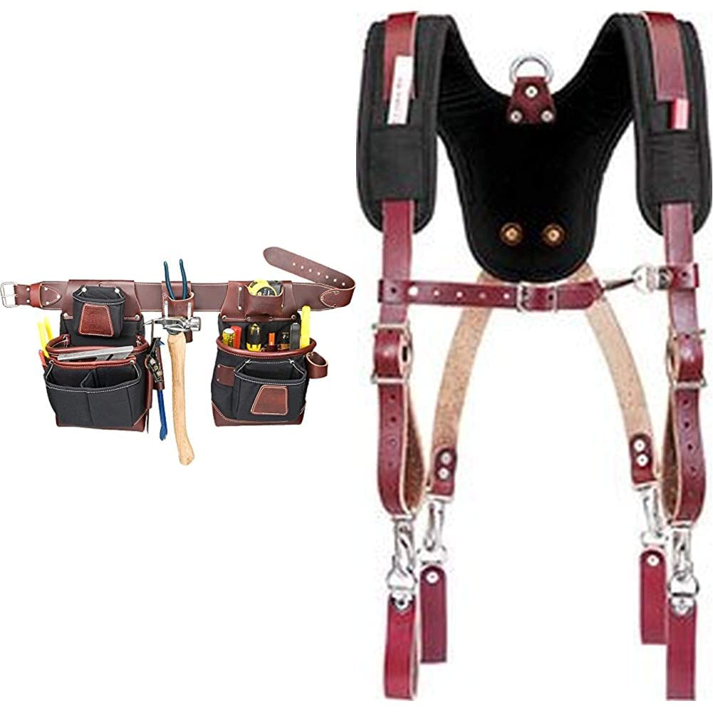 Occidental Leather 8580 M FatLip Tool Bag Set & 5055 Stronghold