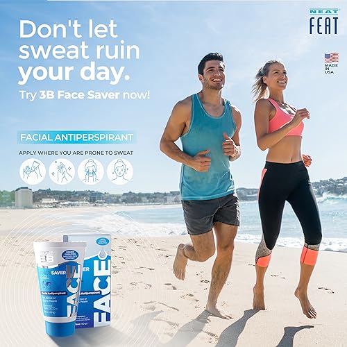 Neat Feat Neat 3B Face Saver Antiperspirant Gel For Unisex, 50G - Image 6