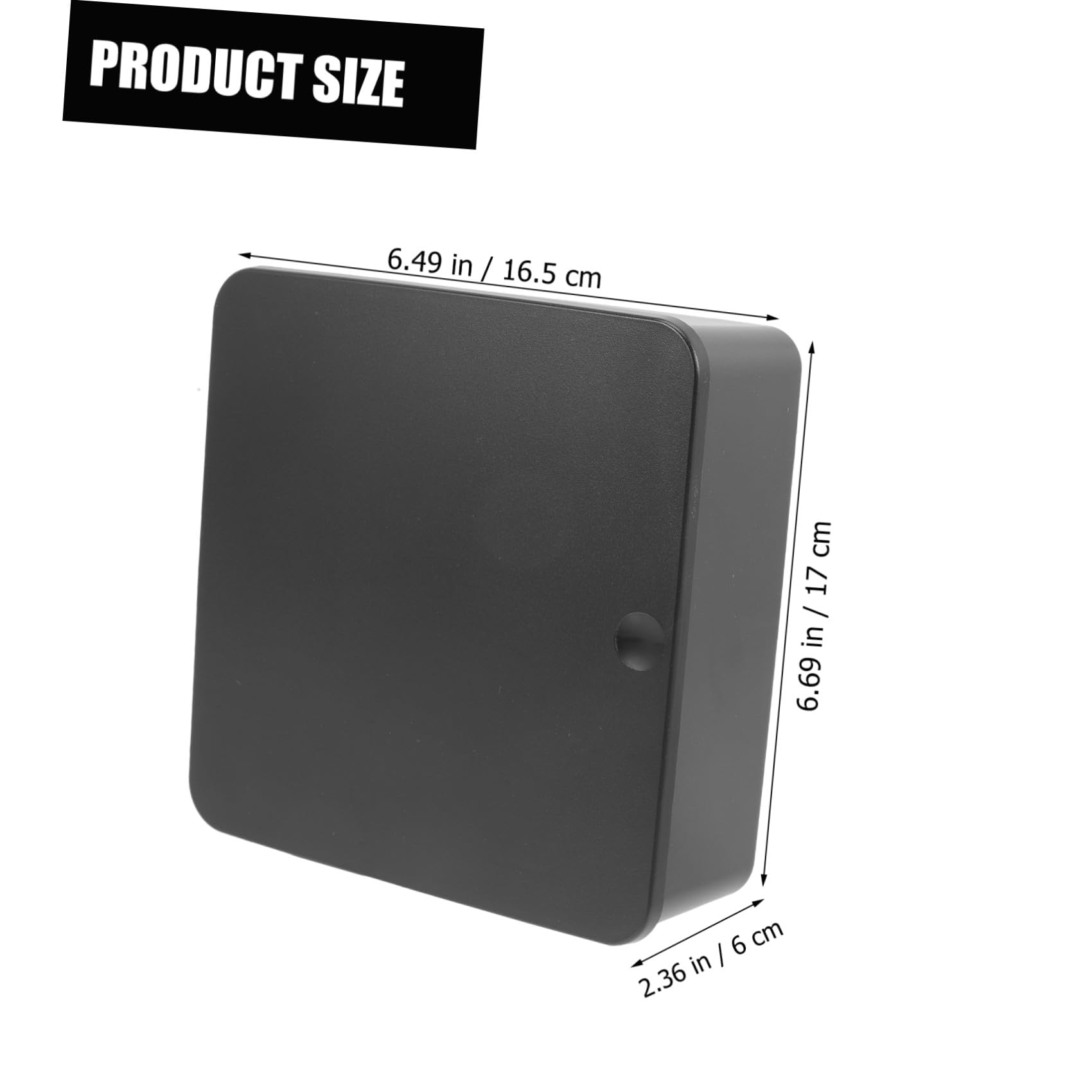 MAGICLULU Portachiavi da Muro in Plastica Nero Ganci Magnetici, Organizer per Chiavi senza Foratura, Stile Moderno Adatto a Negozi e Ingressi
